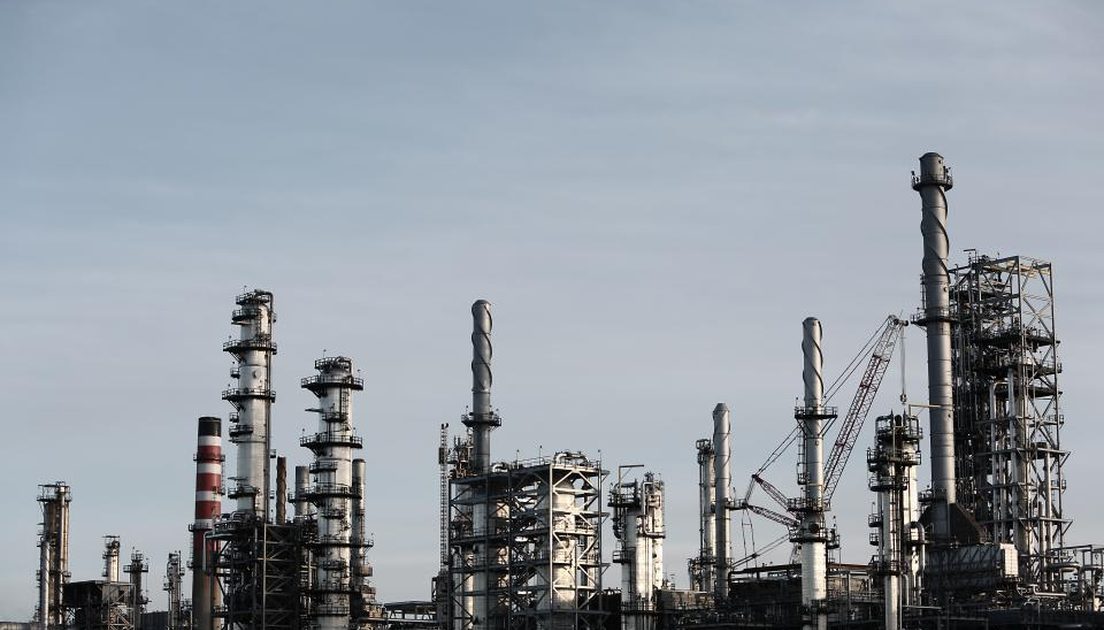 Petrochemical processing plant of the kind that supplies raw material inputs