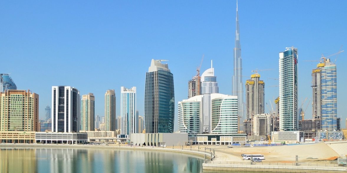 Dubai waterfront skyline
